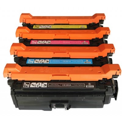 Compatible CE260A/CE260X/CE261A/CE262A/CE263A Toner Cartridge For Laser color jet 4025/4525/4520 for HP